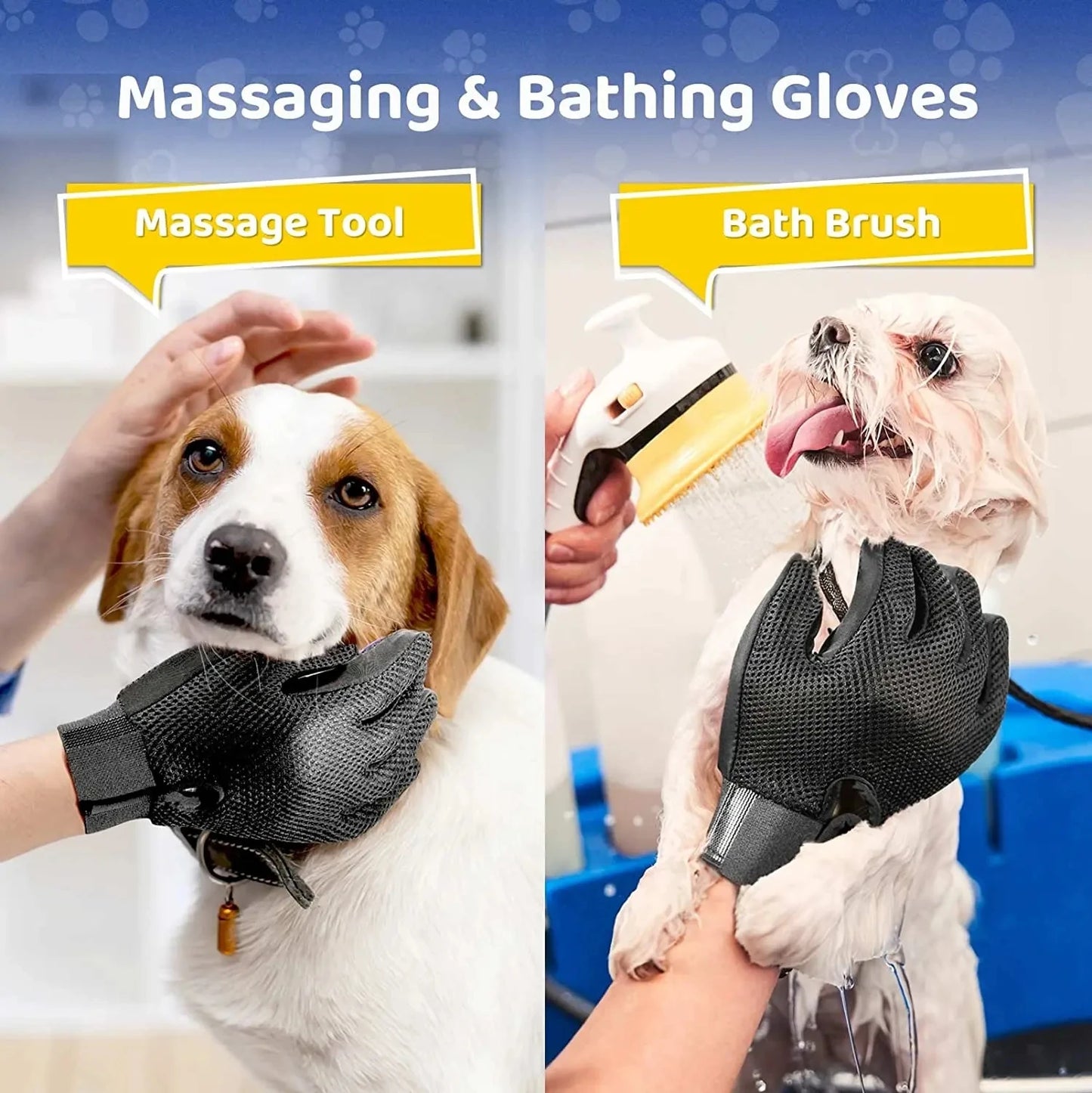 Haustiere Pflege Bürste Handschuhe Kamm Für Katzen Hunde